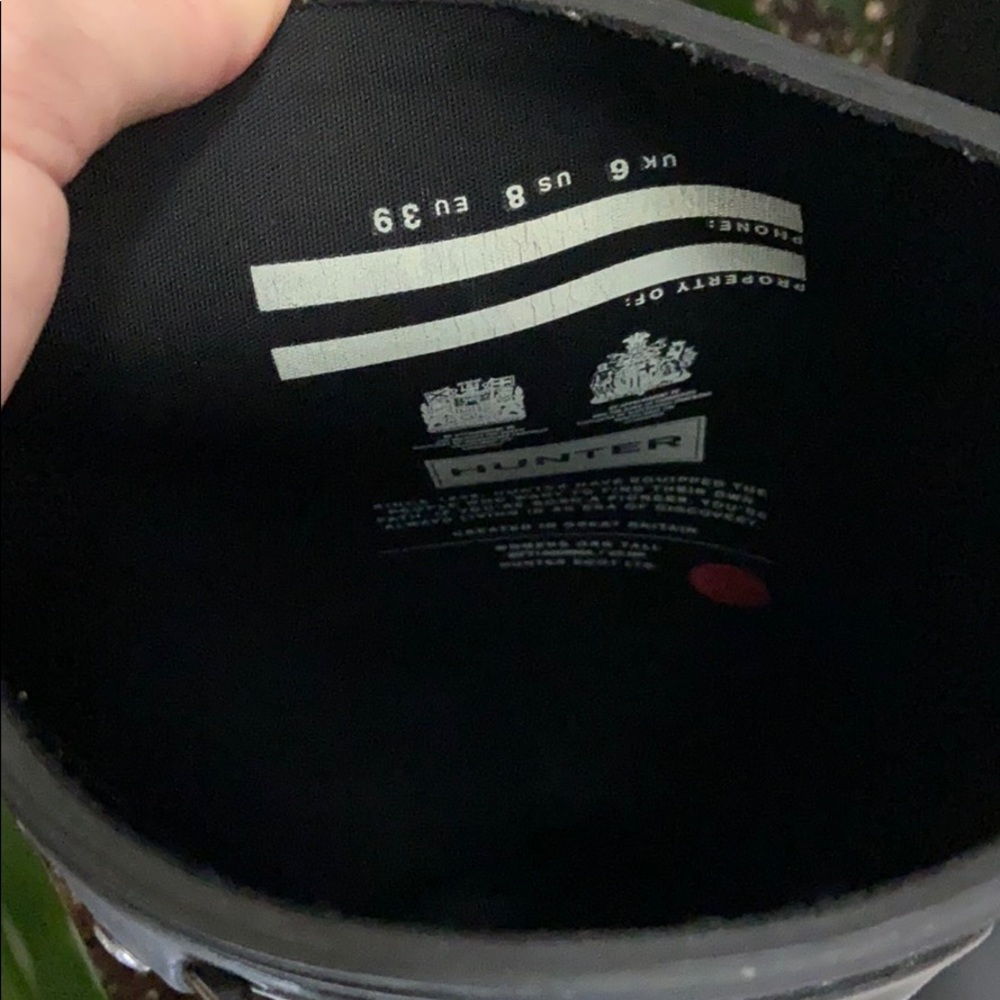 Used hunter rain boots - Picture 3 of 3